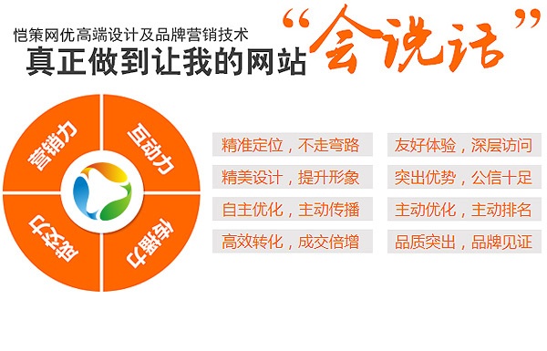 愷策網(wǎng)優(yōu)讓您的營銷型網(wǎng)站會說話